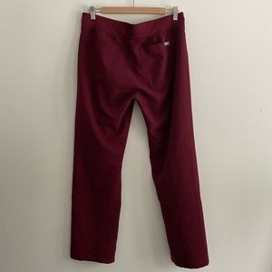 FIGS Livingston Scrub Pants- Burgundy size M